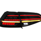 VW MK7 Golf 7 and Golf MK7 7.5 Euro Style Tail Lights 2013-2019