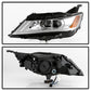 SPYDER xTune 14-18 Chevy Impala (Excl Limited) DRL Halogen Proj Headlights - Chrm (PRO-JH-CIM15-LB-C) 9042898