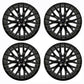 Ford Racing 15-16 Mustang GT 19X9 and 19X9.5 Wheel Set with TPMS Kit - Matte Black M-1007K-M19XB