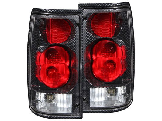 Anzo 1989-1995 Toyota Pickup Taillights Carbon