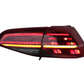 VW MK7 Golf 7 and Golf MK7 7.5 Euro Style Tail Lights 2013-2019