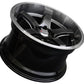 XXR 555 Wheel Chromium Black / Machined Lip 18x8.5 +25 5x100,5x114.3