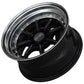 XXR 002.5 Wheel Black / Machined Lip 15x8 0 4x100,4x114.3