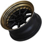 XXR 002.5 Wheel Flat Black / Bronze Lip 15x8 0 4x100,4x114.3