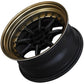 XXR 002.5 Wheel Flat Black / Bronze Lip 16x8 +20 4x100,4x114.3