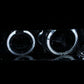 Anzo 1992-1998 BMW 3 Series E36 Projector Headlights w/ Halo Chrome G2 1 pc