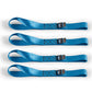 Borne Off-Road Soft Loop Tie-Down Straps (4-Pack) Blue BNRTC-SLP-4BL