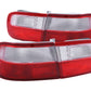 Anzo 1992-1995 Honda Civic Tail lights Red/Clear - OEM