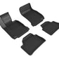 3D MAXpider 12-19 BMW 1 Series Kagu Floor Mat- Black R1 R2 L1BM03601509