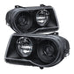 SPYDER Xtune Chrysler 300C w/ Halogen Projection Style Only 05-10 Headlights Black HD-JH-C300C-BK 9026584