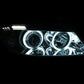 Anzo 2006-2008 BMW 3 Series E90-E91 Projector Headlights w/ Halo w/ LED Bar
