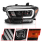 Anzo Toyota Tacoma '16-18 Projector Plank Style Switchback H.L Black Amber