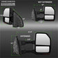 SPYDER xTune 08-15 Ford Super Duty LED Telescoping Manual Mirrors - Smk (Pair) (MIR-FDSD08S-G4-MA-RSM-SET) 9943119