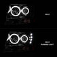 Anzo 2007-2013 Chevrolet Avalanche Projector Headlights w/ Halo Chrome