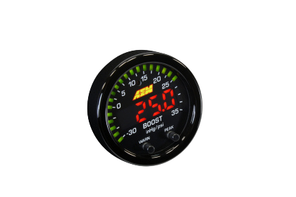 AEM X-Series Boost Pressure -30inHg 35psi Gauge