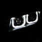 Anzo Black U-Bar Projector Headlights 2014-2015 Chevrolet Camaro