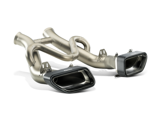 Akrapovic 12-14 McLaren 12C/12C Spyder Slip-On Line (Titanium) w/ Carbon Tips S-MC/TI/1