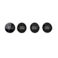 Ford Racing Car Black and Chrome Wheel Cap M-1096K-BCC