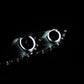 Anzo 2011-2013 Kia Optima Projector Headlights w/ Halo Black (CCFL)