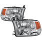 SPYDER xTune Dodge Ram 1500 09-17 (Non-LED) OEM Style Headlights - OEM Chrome HD-JH-DR09-QU-C 9040184