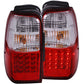 Anzo 2001-2002 Toyota 4 Runner LED Tail lights Red/Clear