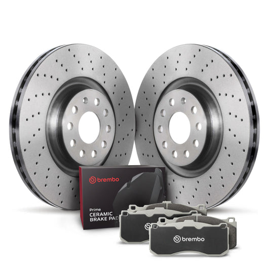 Brembo OE 04-07 BMW 525i/08-09 528i/04-07 530i Rear Disc Brake Kit KTX0171