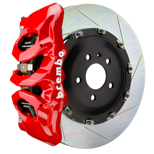 Brembo 25+ BMW X3 30 xDrive (G45) Front GT BBK 6 Piston Cast 380x34 2pc Rotor Slotted Type-1 - Red 1T2.9040A2