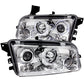 Anzo 2006-2010 Dodge Charger Projector Headlights w/ Halo Chrome