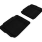 3D MAXpider 2010-2019 Ford Taurus Kagu 2nd Row Floormats - Black L1FR01821509
