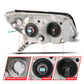 ANZO 06-09 Toyota 4 Runner Projector Headlights Plank Style - Black 111616