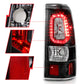 ANZO 1999-2002 Chevy Silverado 1500 LED Taillights Plank Style Black w/Clear Lens 311324