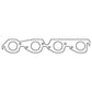 Cometic Gasket Cometic Chevrolet Mark-IV GM Gen-V/VI Big Block V8 .064in AM Exhaust Manifold Gasket Set C5348