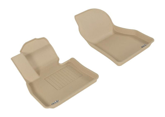 3D MAXpider 2016-2020 BMW X1/X2 F48/F39 Kagu 1st Row Floormat - Tan L1BM07311502