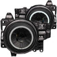 Anzo 2007-2013 Toyota Fj Cruiser Projector Headlights w/ Halo Black