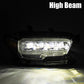 AlphaRex 16-20 Toyota Tacoma NOVA LED Projector Headlight Plank Style Alpha Black w/Activation Light 880705 *Discontinued