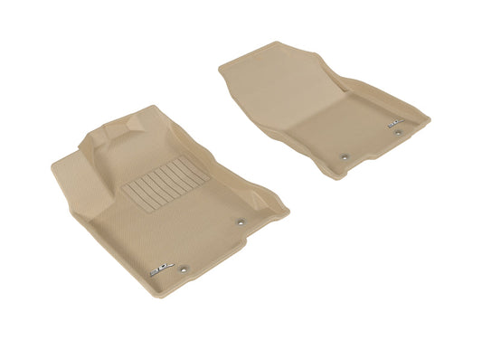 3D MAXpider 2015-2020 Lexus NX/NX Hybrid Kagu 1st Row Floormat - Tan L1LX05111502