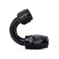 HPS Performance Products Compression Double Swivel Hose End to AN Female, Aluminum, Black