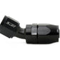 HPS Performance Products Compression Double Swivel Hose End to AN Female, Aluminum, Black