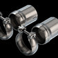 Borla 18-22 Dodge Charger R/T 5.7L V8 T-304 Stainless Steel Ball Flare Tip Adapter - Brushed 60726
