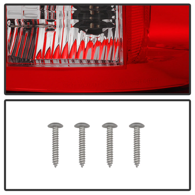 Spyder Dodge Ram 07-08 1500/Ram 07-09 2500/3500 LED Tail Lights Red Clear ALT-YD-DRAM06-LED-RC 5002631