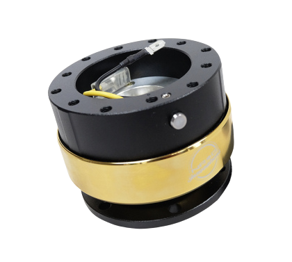 NRG Quick Release Gen 2.0 - Black Body / Chrome Gold Ring