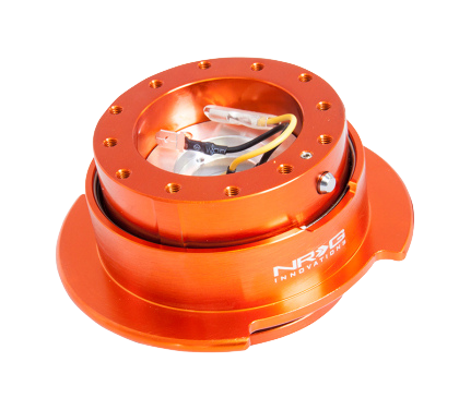 NRG Quick Release Kit Gen 2.5 - Orange Body / Titanium Chrome Ring
