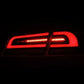 AlphaRex 12-21 Tesla Model S LUXX-Series LED Tail Lights - Black/Red 601130 *Discontinued