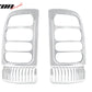 1994-2001 Dodge Ram 1500 Chrome 2PCS Rear Tail Lights Bezel Covers ABS
