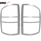 2014-2018 GMC Sierra Chrome ABS Tail Lights Frame Bezel Trim Pair