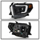 SPYDER 14-17 Toyota Tundra(SR/SR5) Light Bar Projector Headlights - LED - Black PRO-YD-TTU14AP-BK 5088055