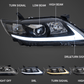 Toyota Camry 6th Gen XV40 Facelift Regular Models Sedan Projector Headlights Upgrade (2009-2011)