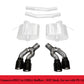 Corsa Performance 16-17 Cadillac CTS-V 2.75in Inlet / 4.0in Outlet Black PVD Tip