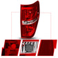 ANZO 2009-2014 Ford F-150 Euro Taillight Red/Clear (W/O Bulb) 311299