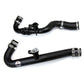 HPS Performance HPS Intercooler Hot Charge Pipe and Cold Side with Blue Hoses 15-17 Ford Mustang Ecoboost 2.3L Turbo, Black